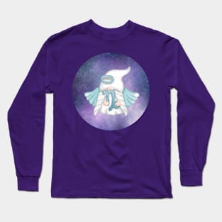 Angel Astro Gnomes Capricorn Long Sleeve T-Shirt